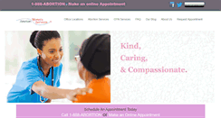 Desktop Screenshot of americanwomensservices.com